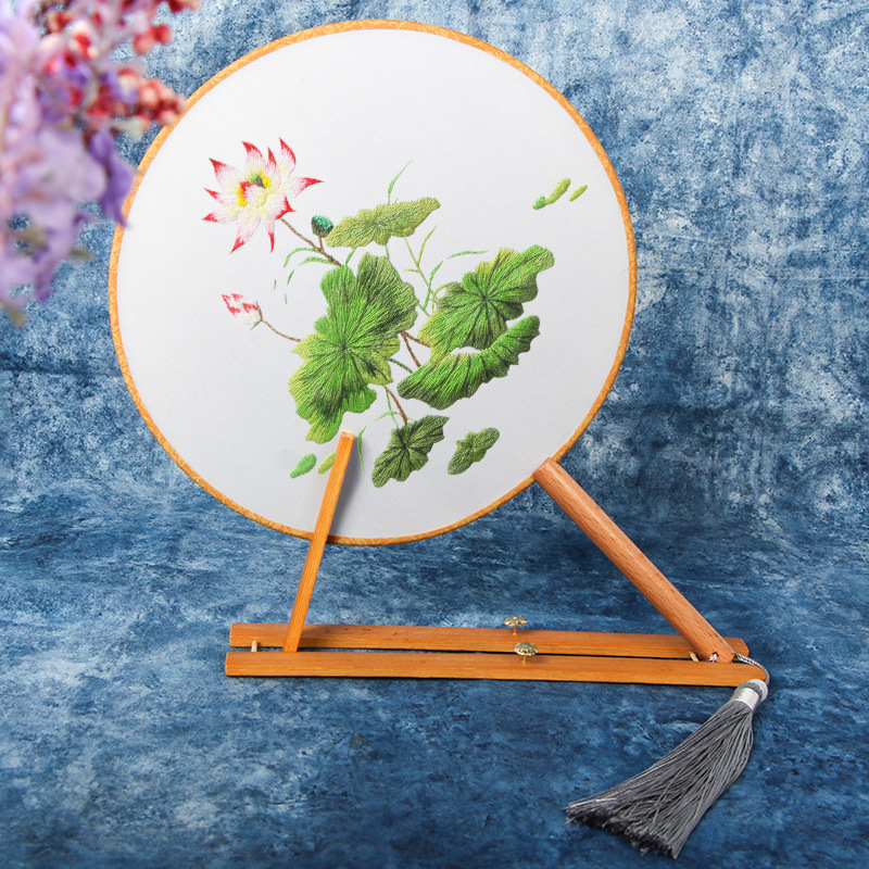 Bordado DIY auto bordado a mano principiante material de ventilador de banda banda banda de bordado cinta de bordado bolso de bordado su