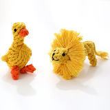 Хлопковая веревка для собаки игрушка оптовая форма животного пирога