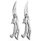 Kitchen scissors strong chicken bone scissors food all-steel chicken bone scissors household multi-function scissors fish bone for killing fish and barbecue