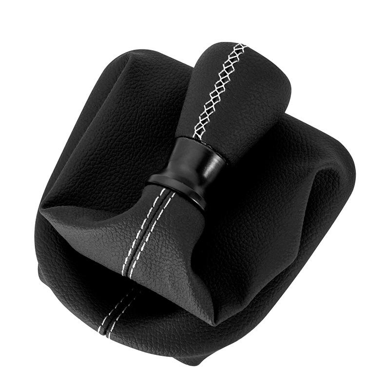 Suitable for Peugeot Citroen 206 Wrapped Leather Handball, Shift Dust Cover, Shift Lever Handball Integrated