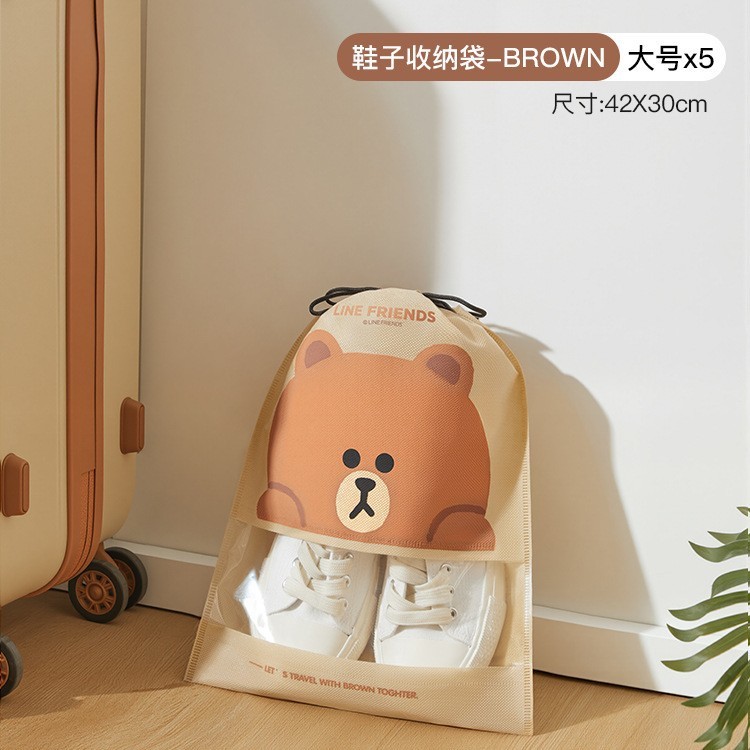 靴収納袋、ポータブル旅行靴カバー、防湿・防カビ特殊加工品、透明バンドルポケット、厚手ダストバッグ|undefined