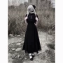 新款中长款复古哥特服