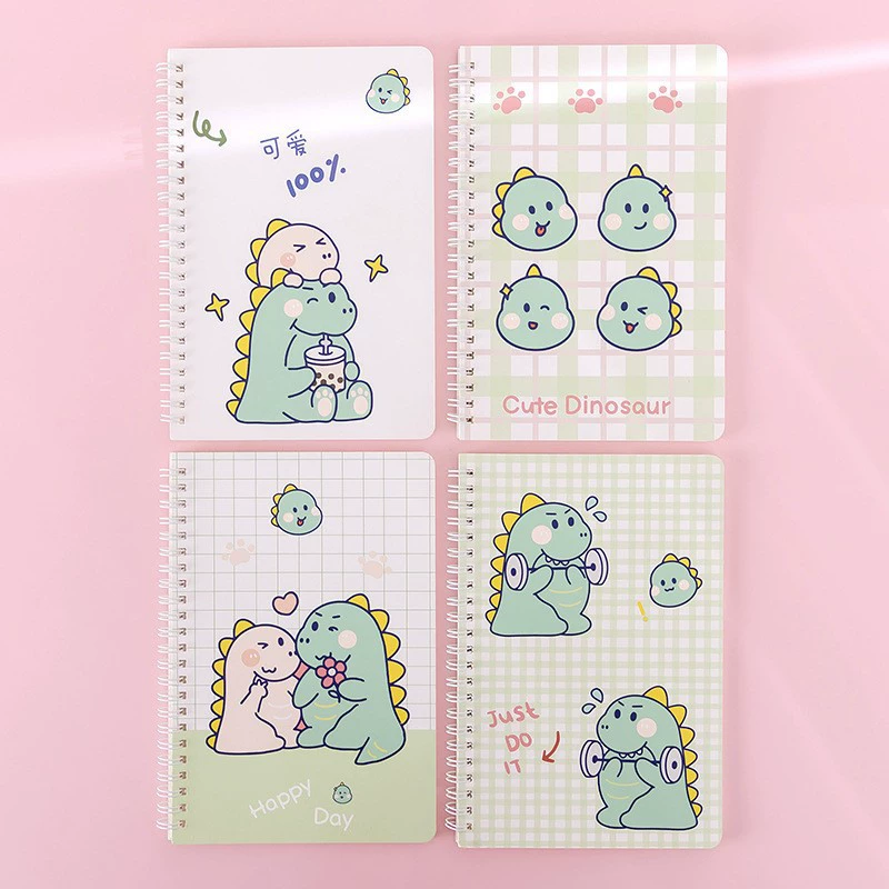 A5 coil sketchbook, thick tear‑off pages for elementary students, assorted cute covers (coil binding)