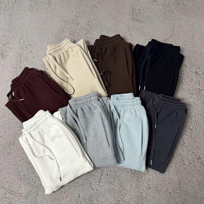 Very simple wind solid color machete pants sports casual design sense loose three-dimensional tailoring sense wide leg sickle pants wholesale