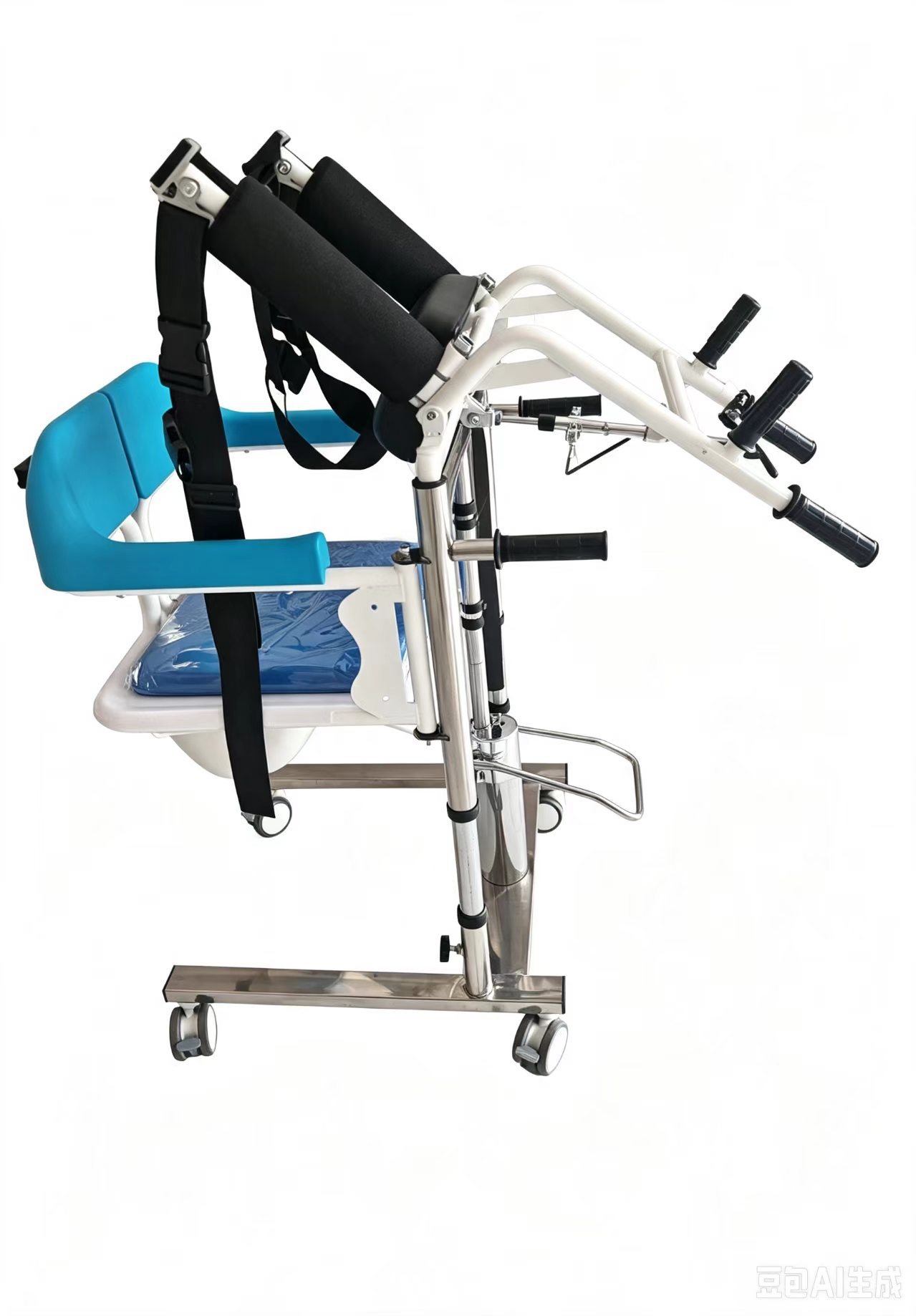 Máquina de desplazamiento multifuncional asistente de elevación hidráulica doméstica de enfermería para personas con discapacidad hemiplégica silla de baño