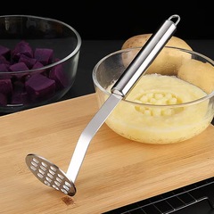 Stainless Steel Potato Press Kitchen Gadgets Purple Potato Press Household Baby Food Roller Factory Direct Sales