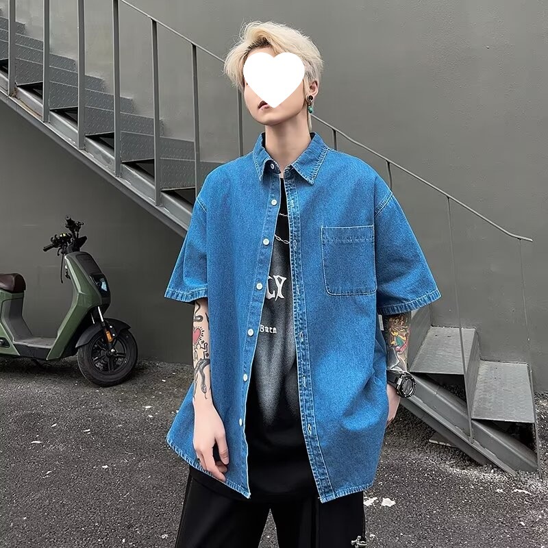 Fashionable denim skirt