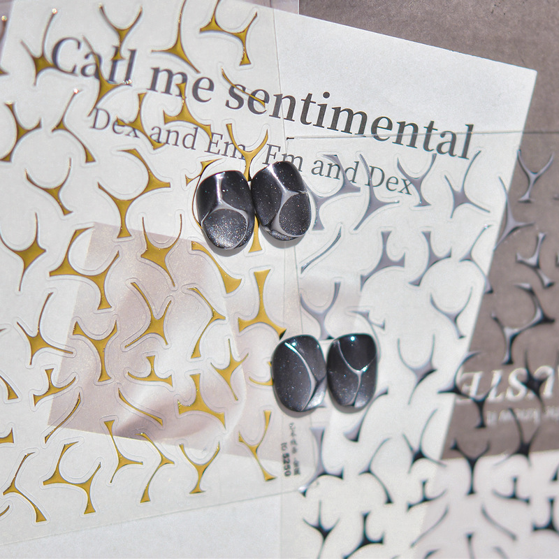 Tomoni Gold Foil Nail Stickers Ins Popular Solid Color Simple Nail Stickers Artistic Line Nail Art Auxiliary Stickers Tomoni Gold Foil Nail Stickers Ins Popular Solid Color Simple Nail Stickers Artistic Line Nail Art Auxiliary Stickers