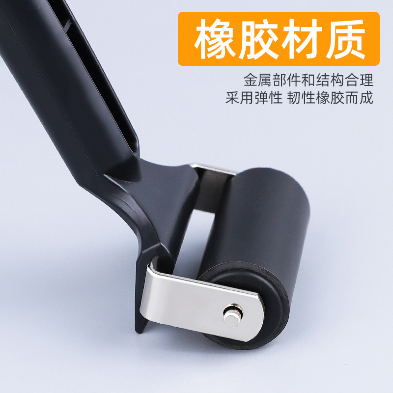 Impresión rodillo de impresión de mango de plástico rodillo de vinilo rodillo de impresión de impresión de impresión de 6cm / 10cm rodillo de caucho de alta calidad fabricantes al por mayor