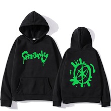 Katseye Merch Gnarly Logo Printed Hoodie Men Women Casual ov