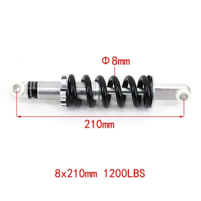 Electric Vehicle Accessories Scooter Shock – Motosiklet ləvazimatları və aksesuarları - 8210mm-1200-pounds-500g-net-weight