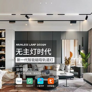 Smart magnetic track light embedded magnetic light embedded LED headless light Mijia graffiti Tmall Genie package