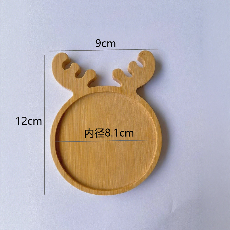 Inventario transfronterizo de bambú y madera taza almohadilla bandeja creativa mosaico DIY base bambú multicarnito bandeja almohadilla aislante térmica