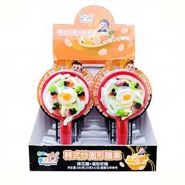 童趣屋38g韩式炒面形混合凝胶儿童糖果超市小店批发