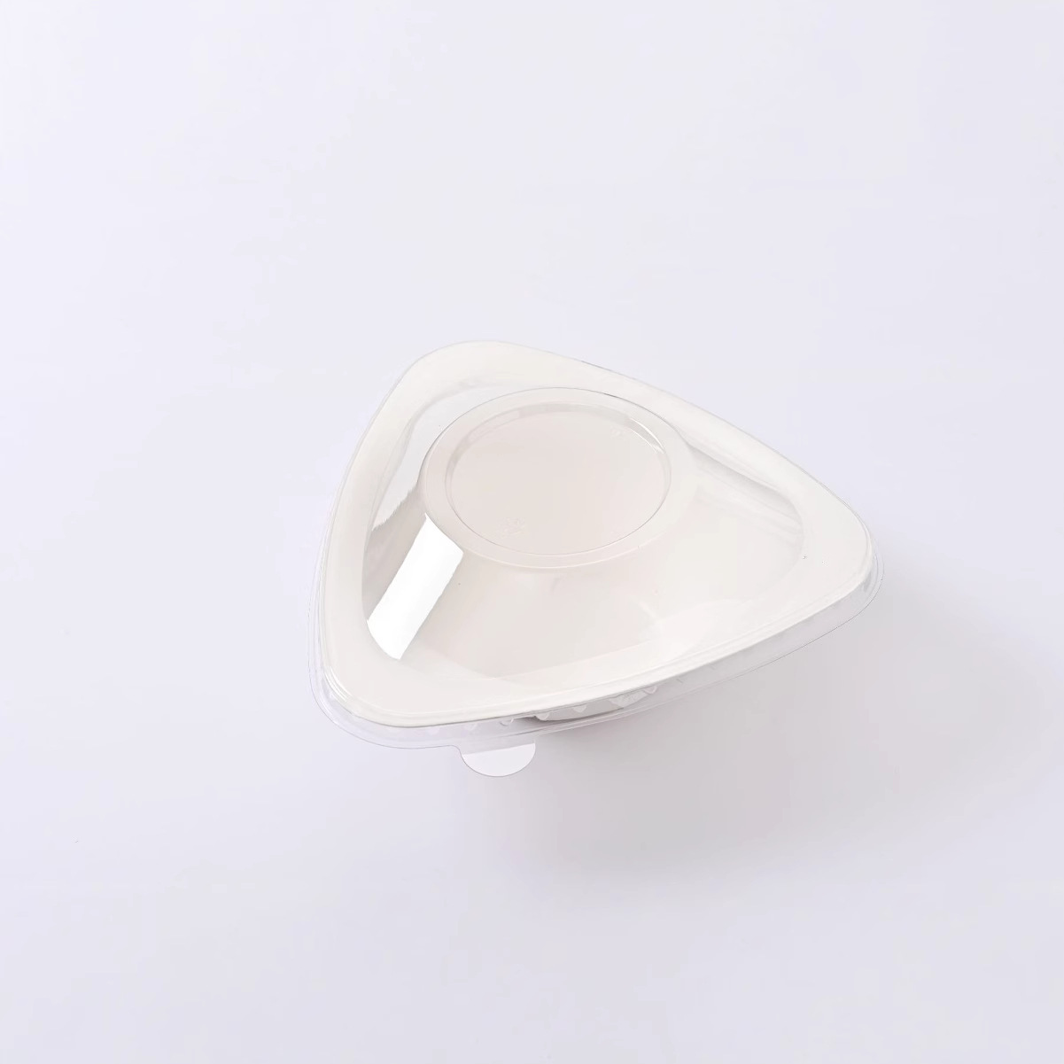 Tazón triangular engrosado, helado desechable, extracto frío, pastel de yogur, tazón de postre, tazón de hielo raspado de red, tazón degradable