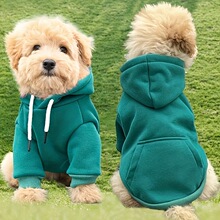 J 45050 Hooded pet dog clothes ��ñ�ڴ����ﹷ���·��羳