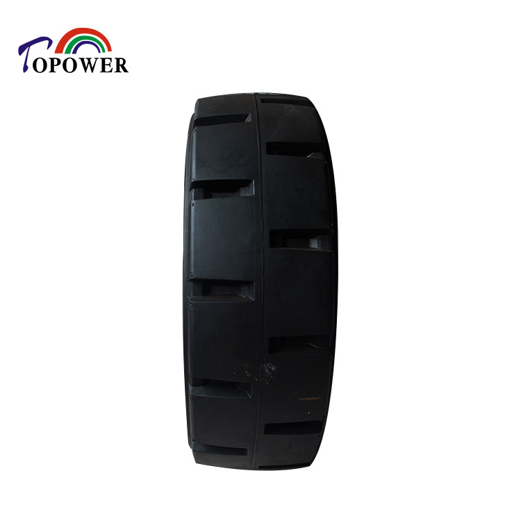 托普实心轮胎/工业用电动搬运平板拖车实心轮胎/16*5*10 1/2