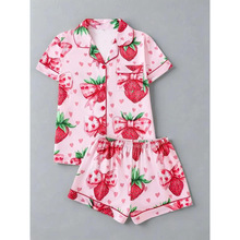 Q 73004 Milk silk loungewear two-piece set ţ��˿�Ҿӷ�����