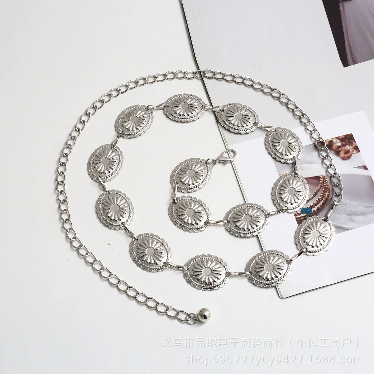 Новая цепочка на талию, платье, костюм, аксессуары, поясная цепочка, универсальная ретро-цепочка