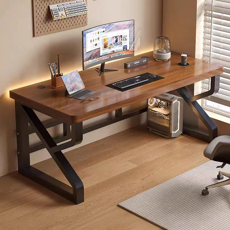 Solid Wood Computer Desk Student Home Desktop Desk Long Table Simple Bedroom E-Sports Table Workbench