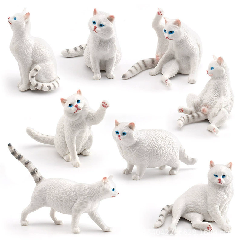 Минифигурка, животное моделирование, игрушка, кошка, котёнок