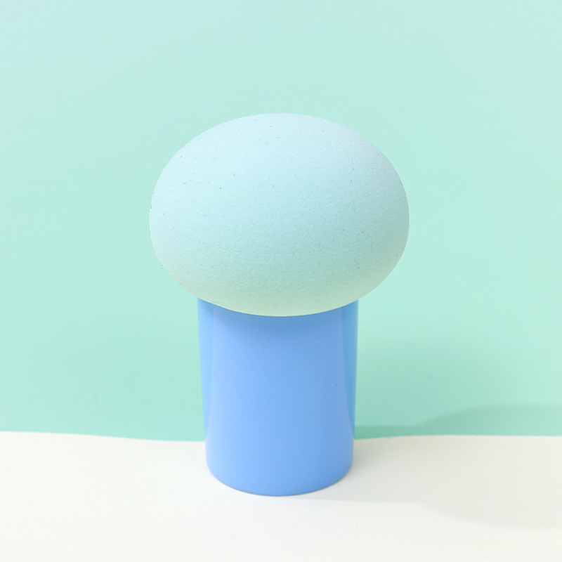 Nuevos productos transfronterizos de cabeza redonda esponja huevo polvo cosméticos huevo de belleza no comer polvo polvo cojín de aire al por mayor