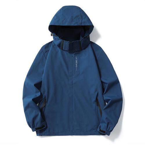 Men and Women Three-in-One Detachable Outdoor Winter Two-Piece Hiking Jacket Waterproof Windproof Coat for Spring and Autumn