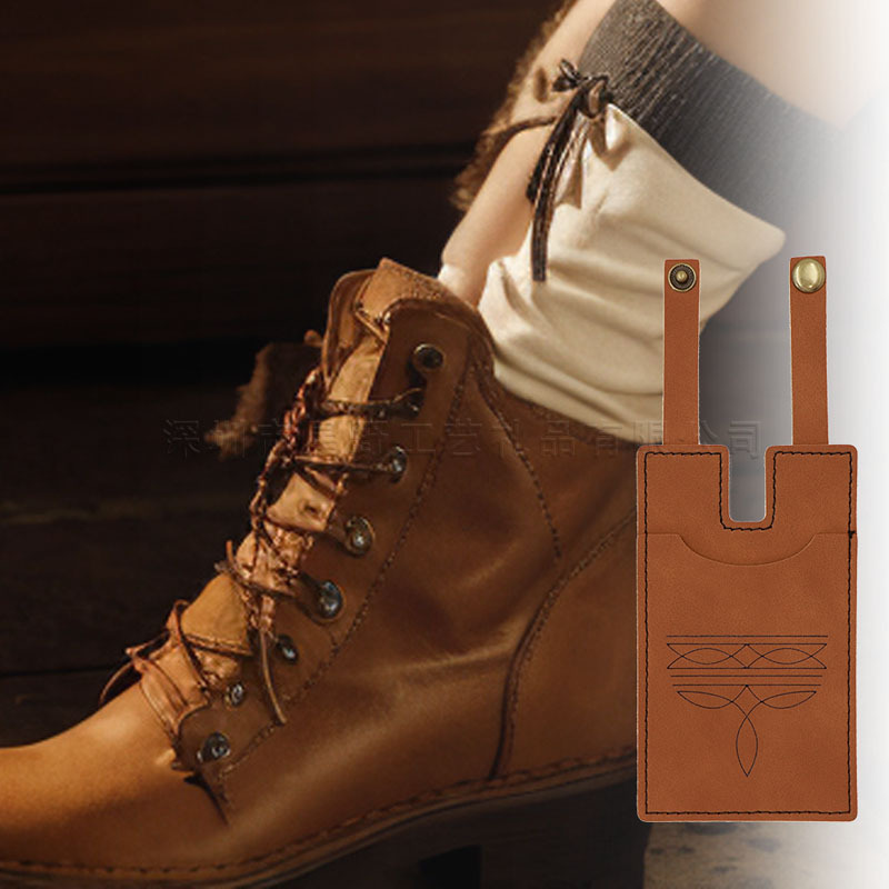 In-Stock Cross-Border New Model Western Boot Wallet with Snap Strap Western Boot Wallet In-Stock Cross-Border New Model Western Boot Wallet with Snap Strap Western Boot Wallet