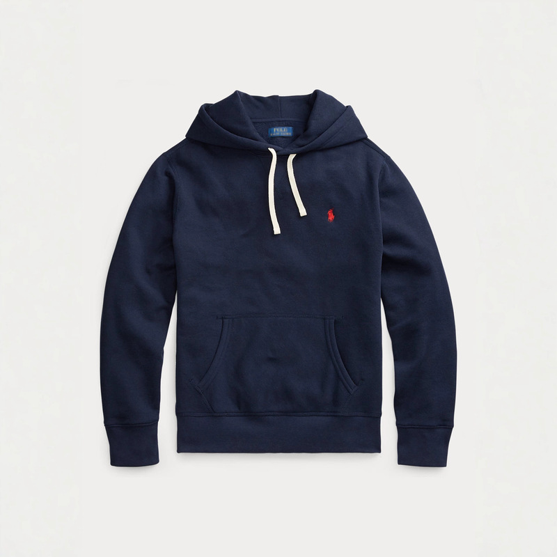 Autumn and Winter New Pullover Polo Sweatshirt Casual Sports Jacket Pony Embroidered Velvet Hoodie Cross-Border Men's Cotton