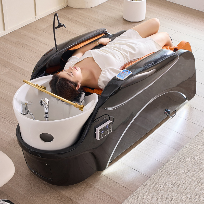 Red tide de alta gama tienda de lujo multifuncional de cuerpo completo cápsula espacial automática de primera clase masaje eléctrico inteligente lavabo de cabello
