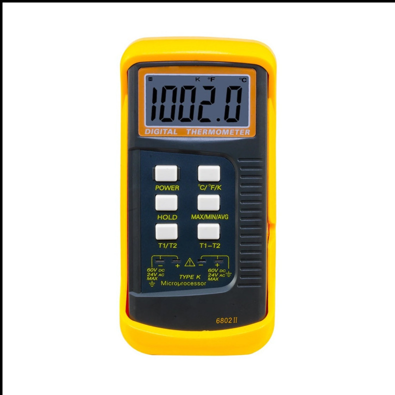 供应新型软件数字温度计DT6802'（双通道）批发零售特价中招代理