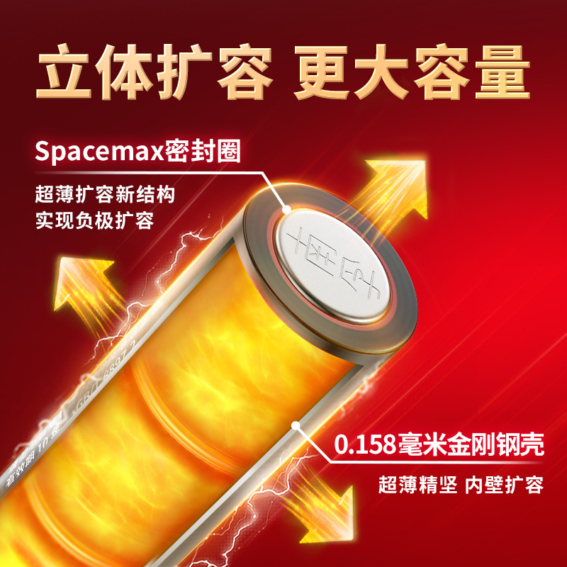南孚电池5号7号聚能环5代碱性门锁玩具空调遥控器闹钟电池|undefined