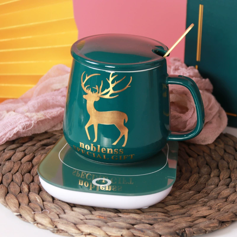 Coffee ceramic glass, handheld gift box, keeps constant temperature, Birthday gift