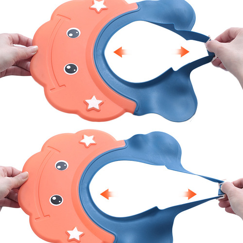 Baby shampoo cap waterproof ear protection cap silicone children's shampoo artifact baby bath bath cap child shampoo cap