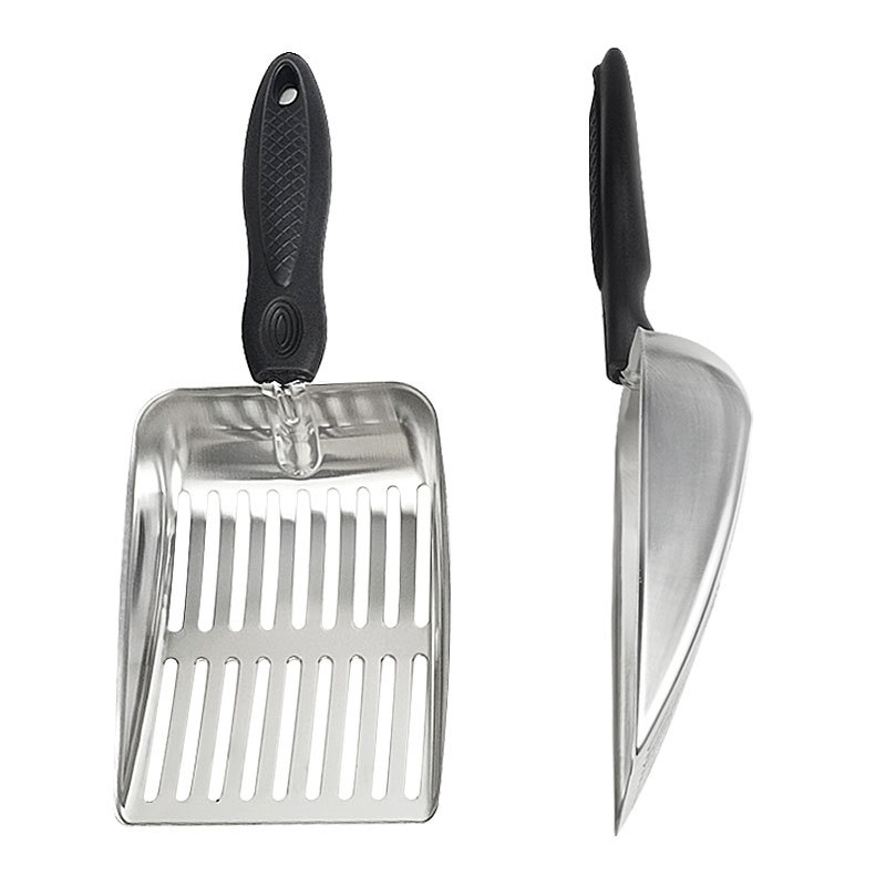 Cat Litter Scoop Pet Litter Box Ruffian Chicken Pet Pooper Scooper Stainless Steel Reptile Scoop Dog Cat Poop Scoop Large Beach Shovel