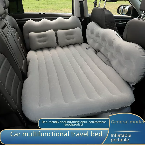 Car inflatable bed outdoor travel air bed car rear sleeping mattress SUV car trunk folding bed