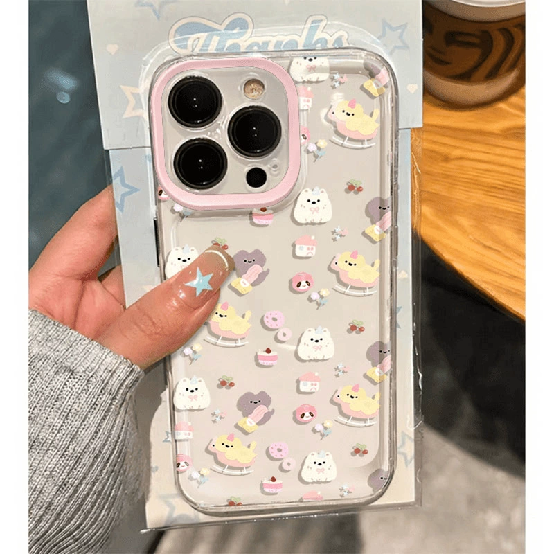 Классный защитный чехол для телефона совместимый с Apple iPhone14, space cute, 13, 16promax