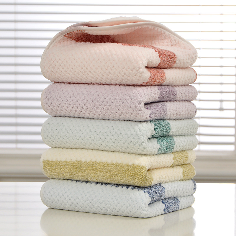 Towel Coral Fleece Thickened Large Towel Soft Absorbent Cleaning Towel Not Easy to Lose Hair Household Couples Face Wash Towel