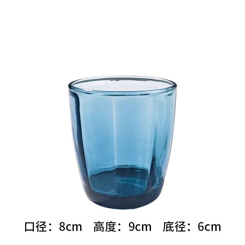 Lujo ligero nórdico simple copas de vidrio enjuague bucal taza de agua taza de habitación taza creativa restaurante de hotel alojamiento en el hogar