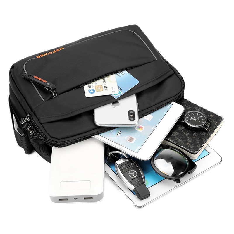 Wepower nuevo unisex casual bolsa de mensajero deportes todo partido bolso de hombro portátil de gran capacidad bolso de los hombres