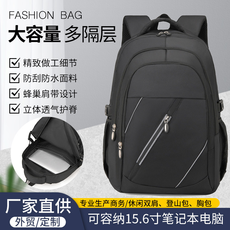 Men's capacious backpack for traveling