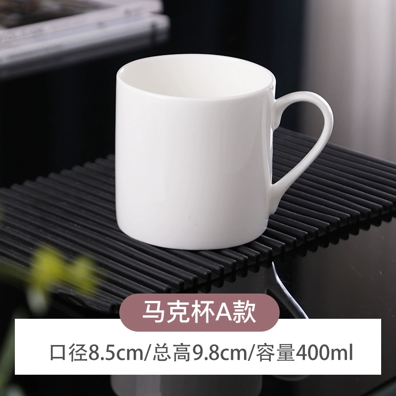 Simple ceramic mug water cup for home drinking couple cute bone china coffee fat cup creative cup