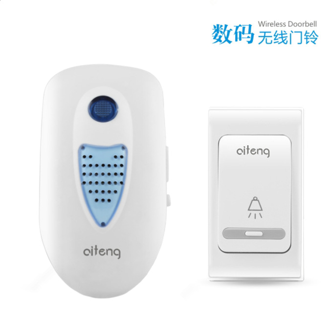 美规门铃 无线门铃 数码门铃 家用门铃 交流插电门铃一拖二门铃