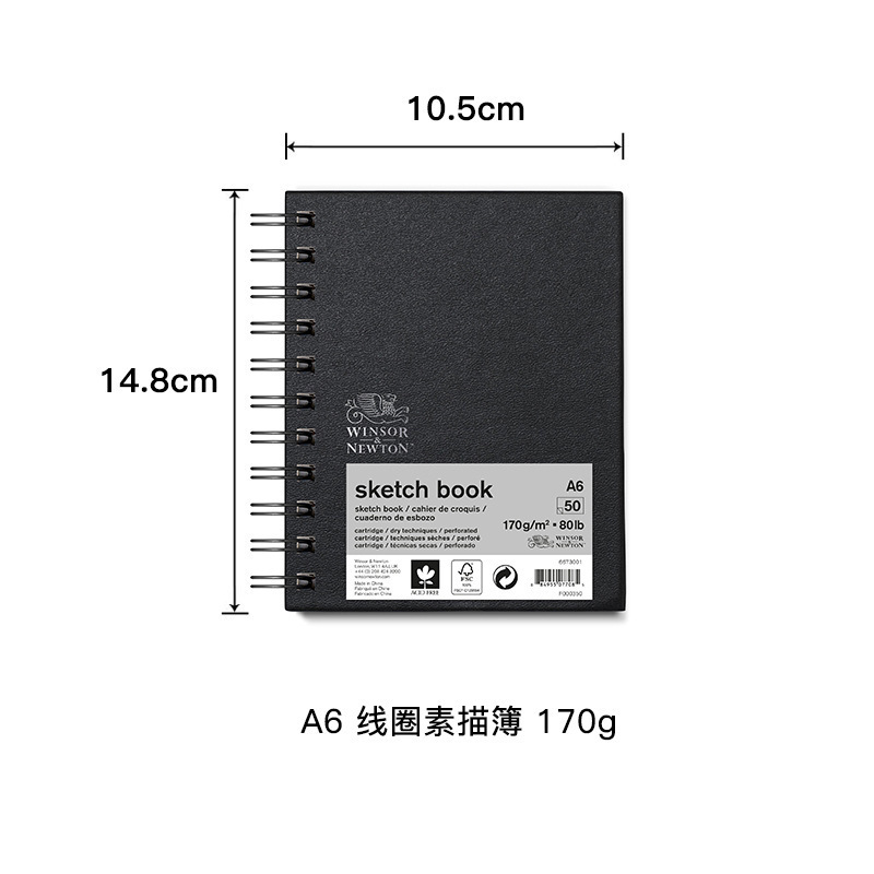 ウィンザー スケッチブック ハードサイド 170ga4/a5/a6 コイルは引き裂いて糸くずの出ない学生の絵画特別な創造的な絵画|undefined