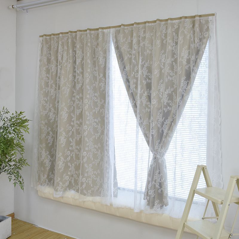賃貸住宅の寝室の出窓用の完全遮光カーテン、パンチングなしの取り付け、小さな窓用のベルクロ粘着タイプの遮光ショートカーテン|undefined
