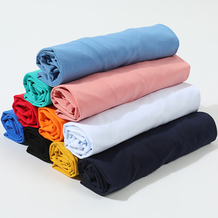 New Spring and Summer T-shirt Combed Pure Cotton Summer Clothing Street Men's and Women's Short-sleeved New Style T-shirt Class Clothing Fashion Brand Customization