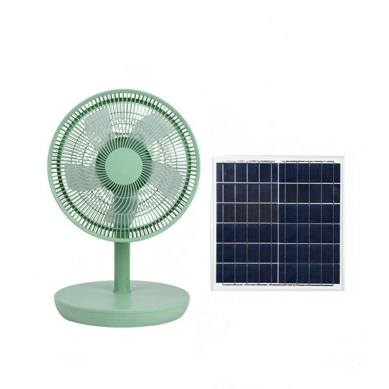 ventilador solar ventilador de piso solar de carga 10 pulgadas ventilador vertical de carga de viento grande con panel solar