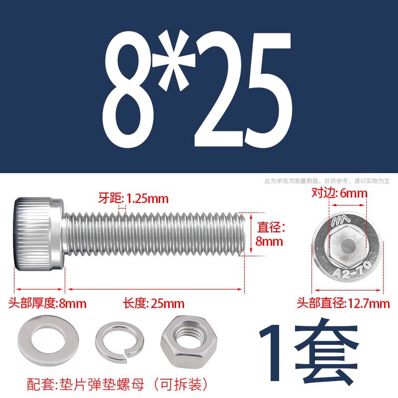 304 acero inoxidable hexagonal socket tuerca junta conjunto alargado cilindro cabeza taza perno tornillo