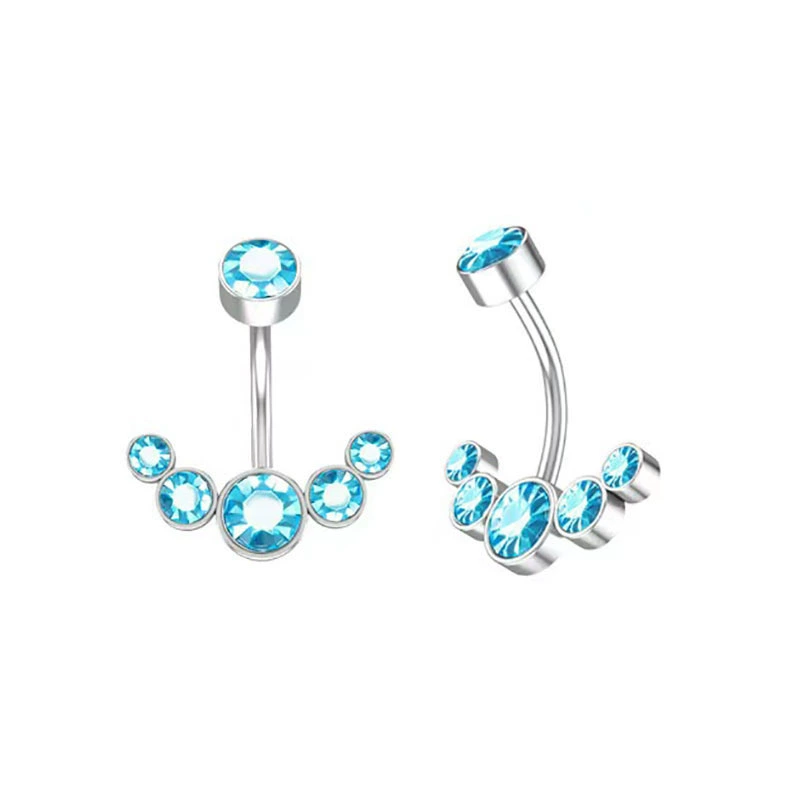 Physiological belly button piercing stainless steel, European style, wholesale