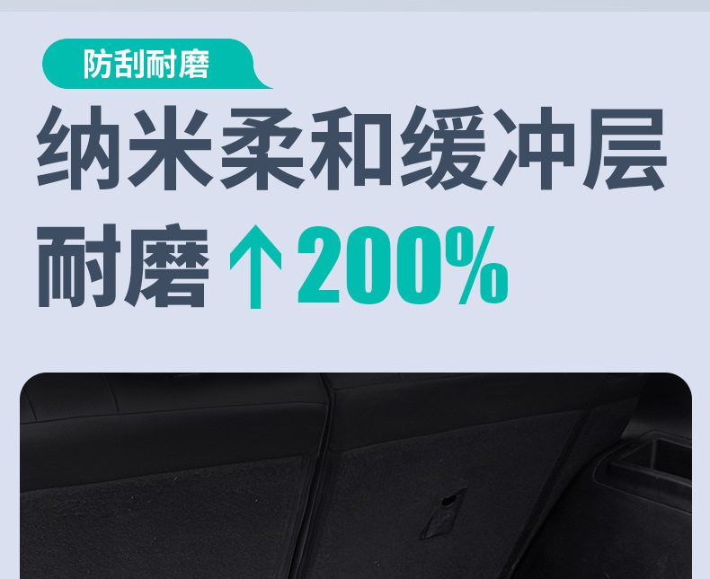 Tpe Full Model Special Car Tpe Rear Trunk Mat Environmentally Friendly High Edge Wear-Resistant Waterproof Full Surround Trunk Mat